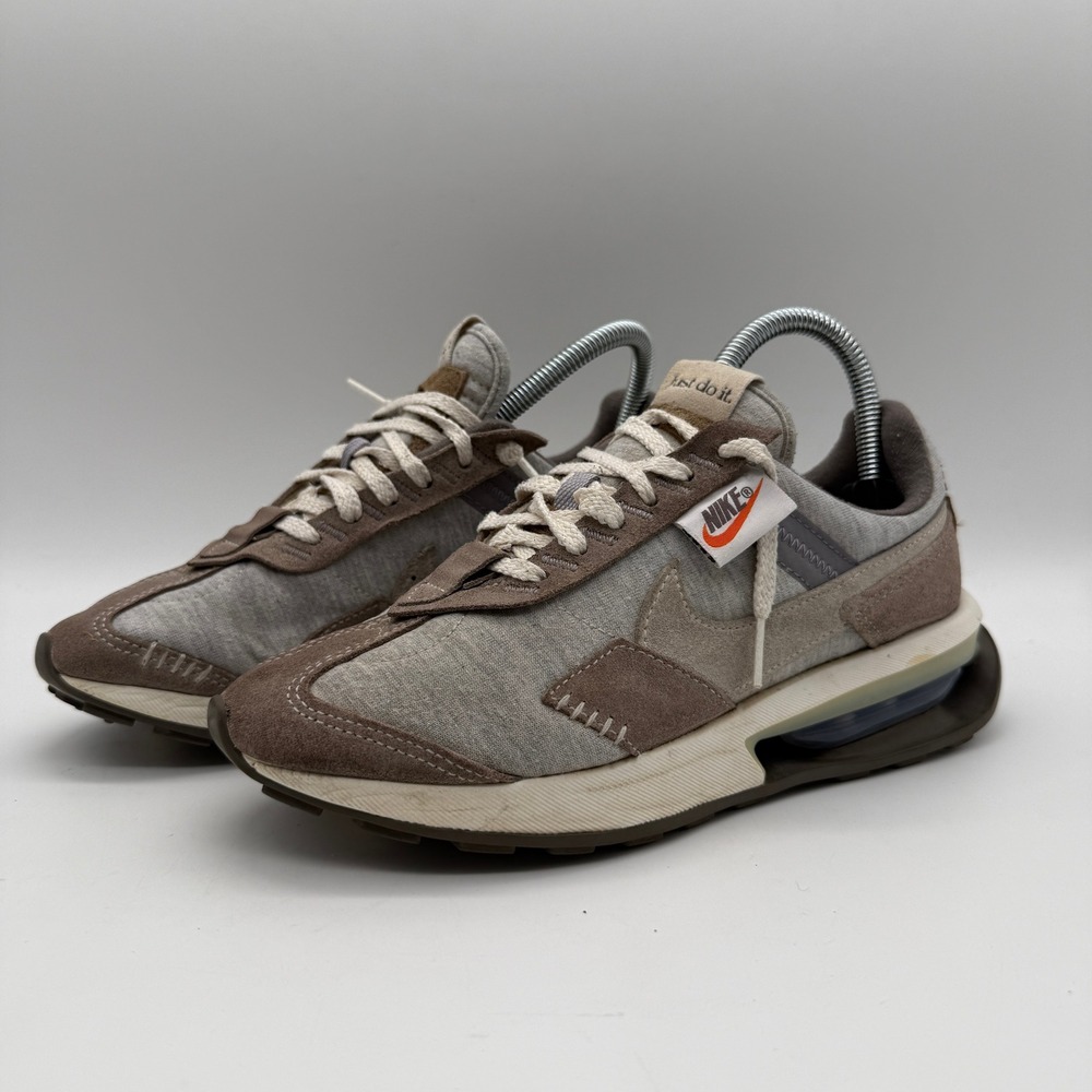 Nike Air Max Pre-Day Women 7 Brown Grey DO2344-011 Suede Retro Running Shoes